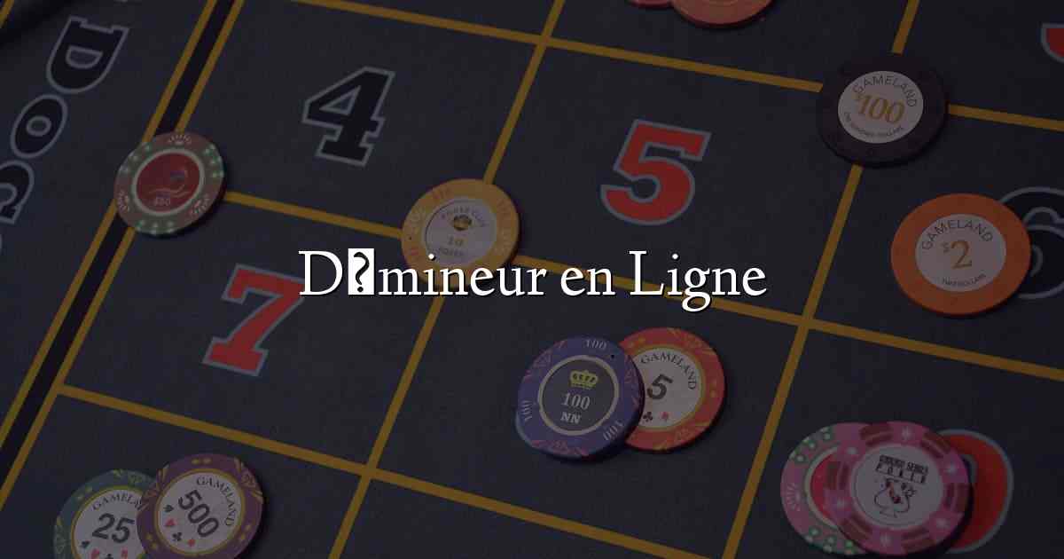 Démineur en Ligne