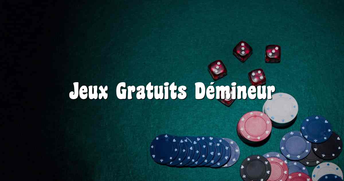 Jeux Gratuits Démineur