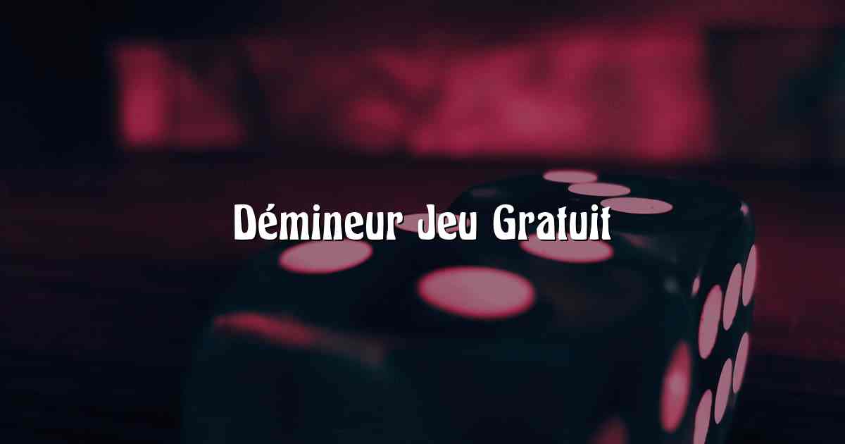 Démineur Jeu Gratuit